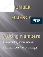 Number Fluency For English Learners