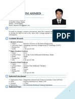 Resume of Md. Shamim Ahmed: Contact Information