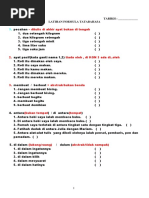 Latihan Formula Tatabahasa