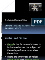 active and passive voice