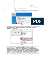 Tutorial - RapidMiner (Updating For Text & Web Mining and Text Mining)