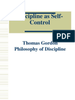 Discipline As Self-Control: Thomas Gordon Philosophy of Discipline