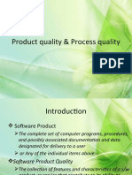 Product Quality & Process Quality - Introduction