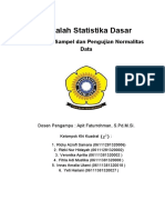 Makalah Statistika Dasar Populasi Sampel PDF