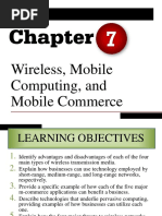 Wireless, Mobile Computing, and Mobile Commerce