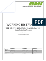 BMI-WI-5711-14 Ball Valve 2in-900# Manufacturing Process Rev.0