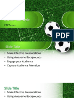 Soccer Scheme Template 16x9