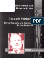 Talcott Parsons. Hacia Una Teoría de La Acción Social