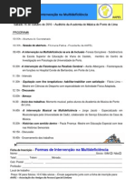 Seminário "Formas de Intervenção na Multideficiência"