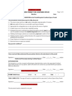 Hot Work Permit For Confined Space