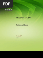 Cuda Reference Manual