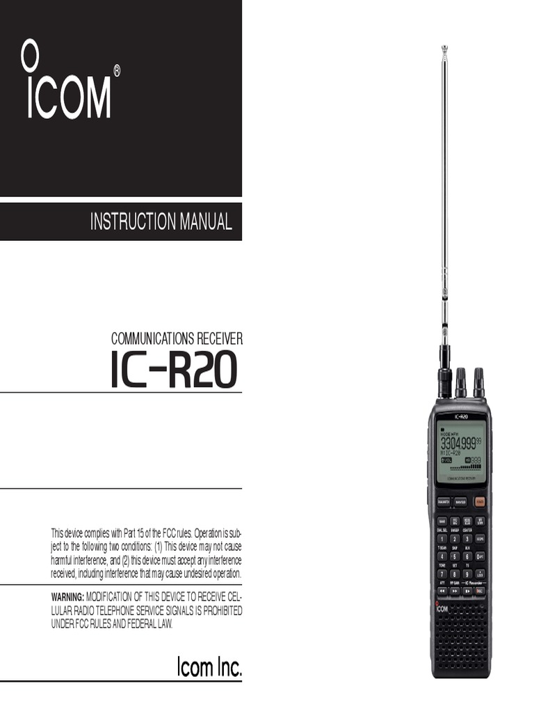 Instruction Manual: Communications Receiver | PDF