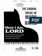 Here I Am Lord SATB PDF