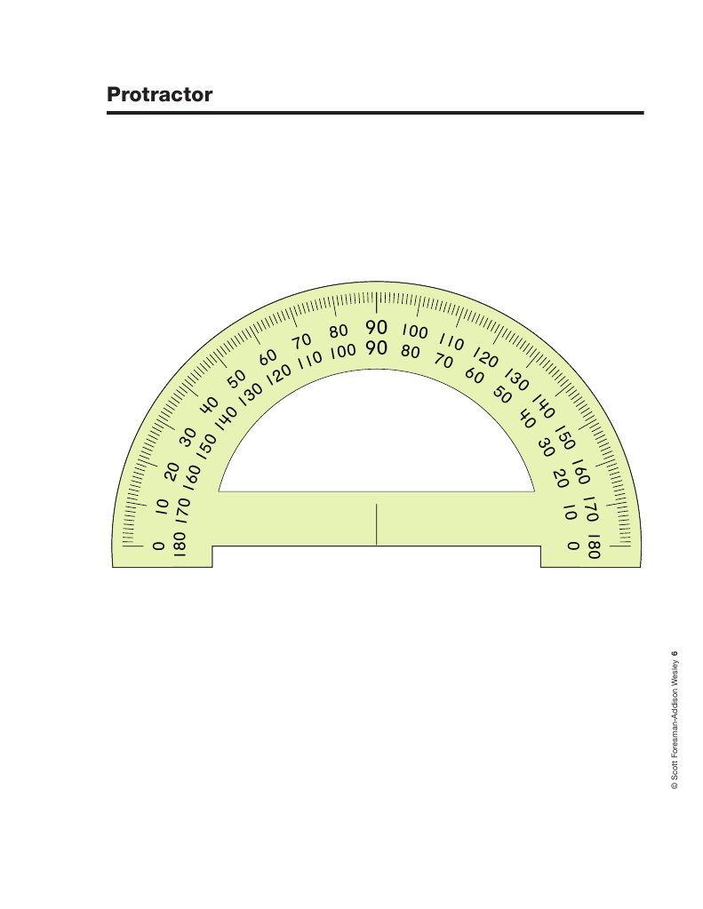 Protractor | PDF