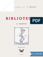 Bibliotecas - Enriqueta Martin