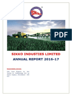Sikko Industies Limited: ANNUAL REPORT 2016-17