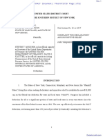 State of New York v Mnuchin, SDNY 18-cv-6427 (17 Jul 2018) Doc 1, COMPLAINT for Declaratory and Injunctive Relief
