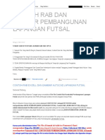 Contoh Rab Dan Gambar Pembangunan Lapangan Futsal PDF