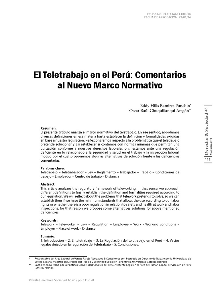 Tele Trabajo - 