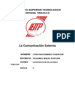 La Comunicación Externa