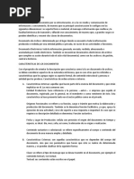Clases de Documentos y Caracteristicas