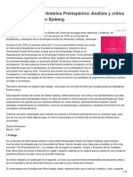 La Urbanización de América Prehispánica. Análisis y Crítica de La Obra de Gideon Sjoberg - Daniel Schalvelzon