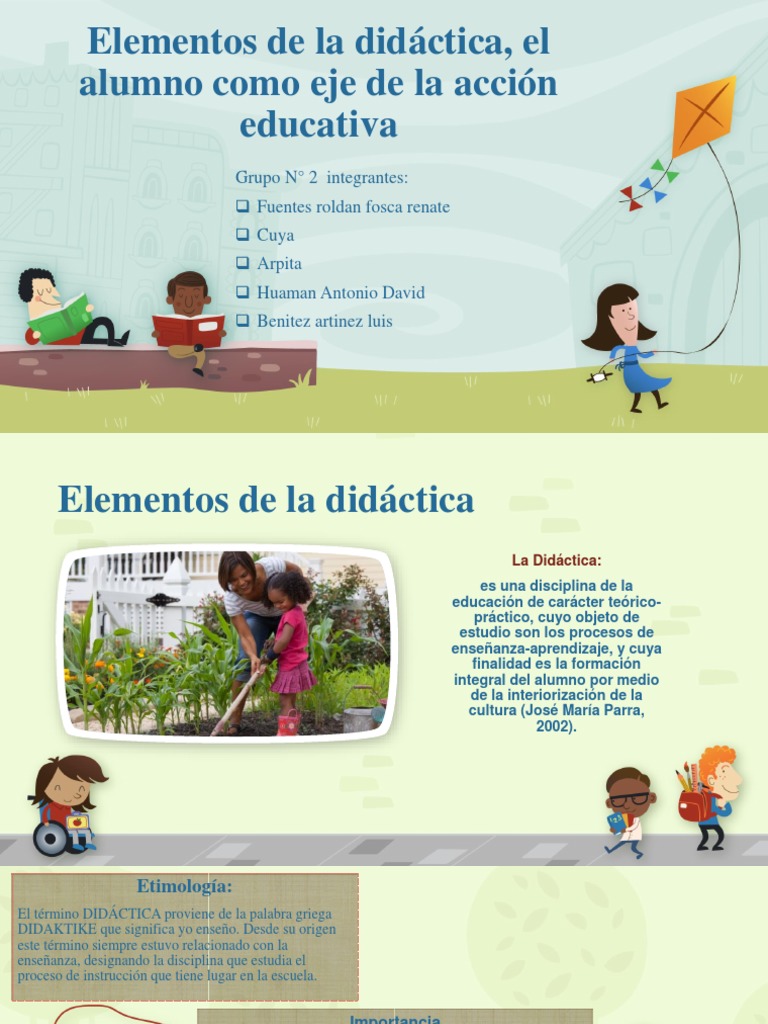 Elementos Clave de la Didáctica Actual | PDF | Evaluación | Maestros