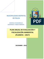 Planefa Municipalidad Distrital de Palca