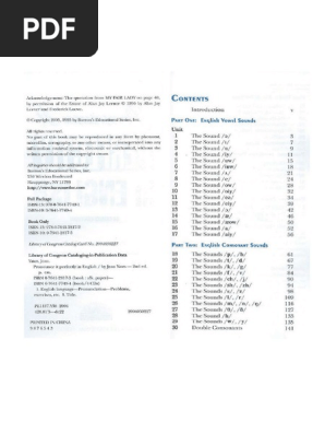 Pronounce It Perfectly in English PDF | PDF