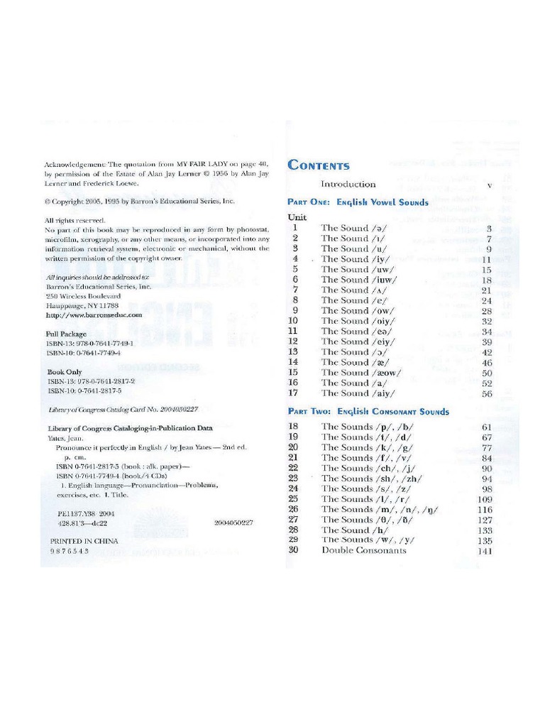Pronounce It Perfectly in English PDF | PDF
