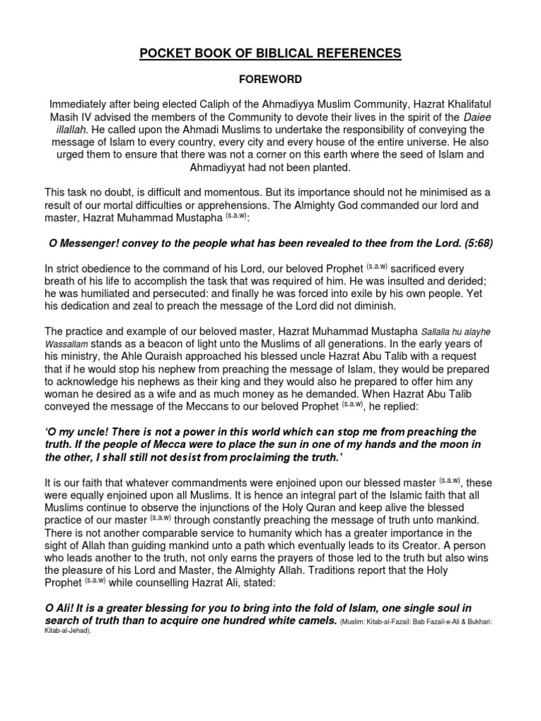 Pocket Biblical References PDF God The Father Gospel Of Matthew