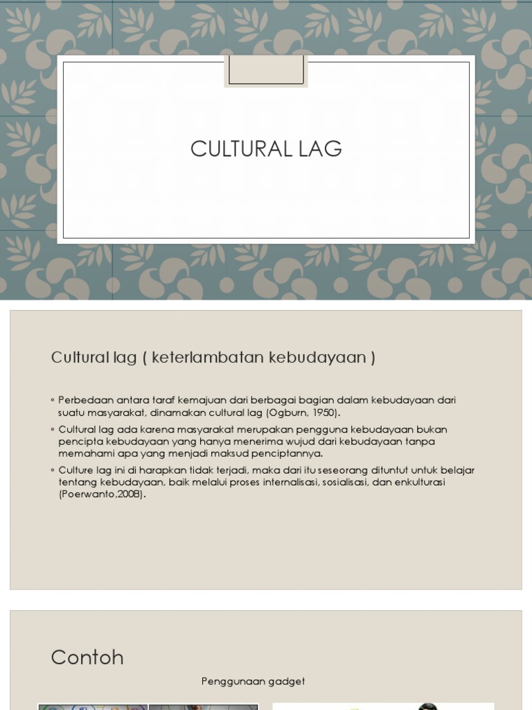 Cultural Lag
