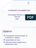 Introducción A Los Applets Java - Modulo I