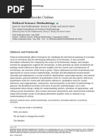 Political Science Methodology - Oxford Handbooks