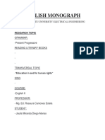 English Monograph: Callao State University Electrical Engineering