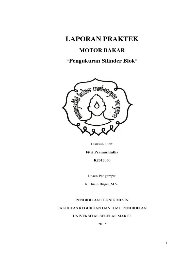 Laporan Praktek Motor Bakar Pengukuran Blok Silinder