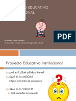 Proyecto Educativo Educacional