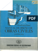 Manual de Diseño de Obras Civiles Geotecnia - Comisión Federal de Electricidad PDF