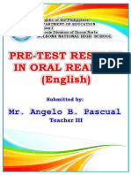 Oral Reading Frontpage