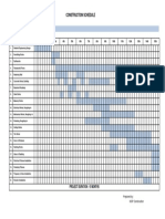 Schedule - Construction