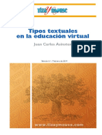 Tipos Textuales en La Educación Virtual