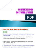 Complicaciones Postoperatorias