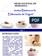 Fundamentos de la elaboración de yogurt