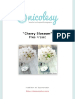 Documentation Free Cherry Blossom PDF
