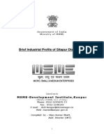 Brief Industrial Profile of Sitapur District U.P: MSME-Development Institute, Kanpur