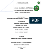 Determinación del gluten en harinas y su elasticidad