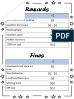 Rewards and Fines