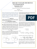 Reguladores de voltaje discretos e integrados