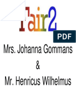 Mrs. Johanna Gommans & Mr. Henricus Wilhelmus