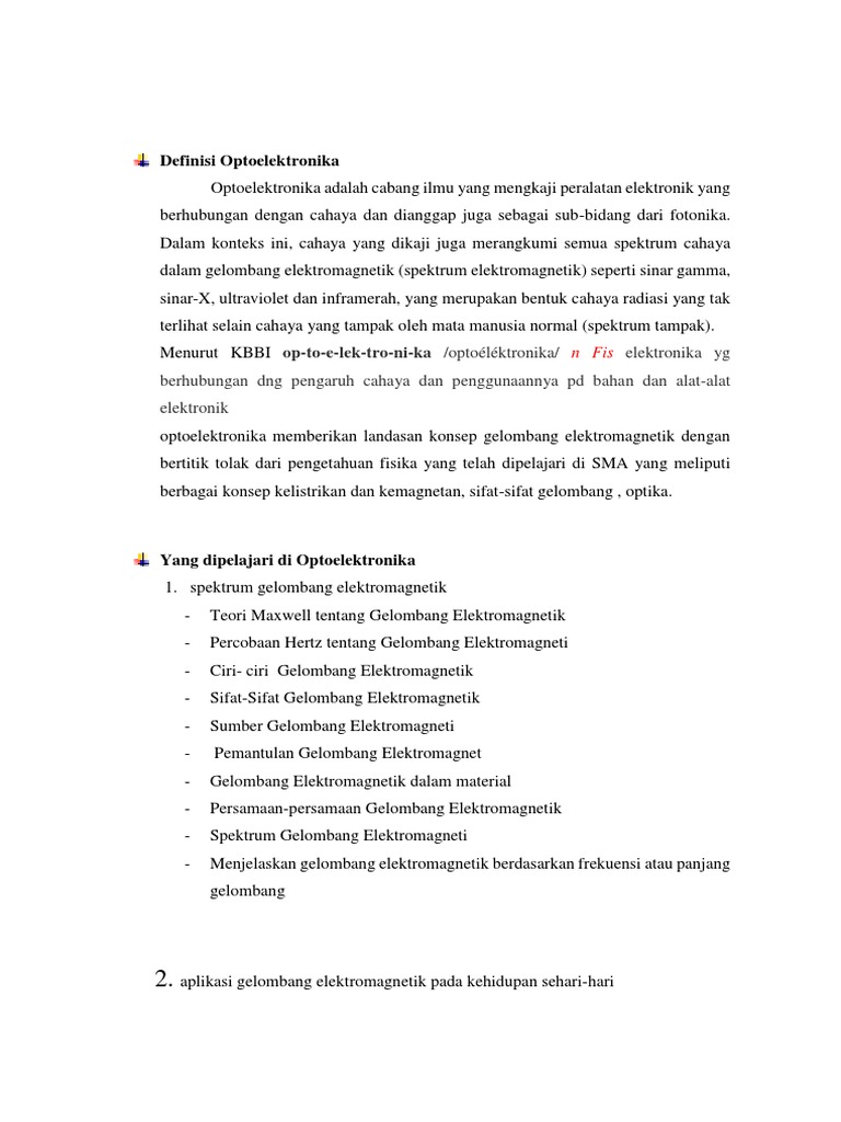 Defining Optoelectronics PDF